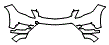 Bumper Kit pattern for the 2013 Mercedes Benz GLK350