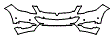 Bumper Kit pattern for the 2015 Mercedes Benz GLK350