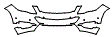 Bumper Kit pattern for the 2015 Mercedes Benz GLK350