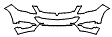 Bumper Kit pattern for the 2015 Mercedes Benz GLK350