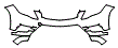 Bumper Kit pattern for the 2015 Mercedes Benz GLK350