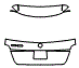Trunk Lid Kit pattern for the 2015 Mercedes Benz GLK350