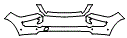 Bumper Kit pattern for the 2016 Mercedes Benz GL450