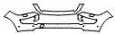 Bumper Kit pattern for the 2016 Mercedes Benz GL450
