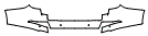 Rear Bumper Kit pattern for the 2016 Mercedes Benz GL450