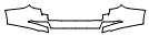 Rear Bumper Kit pattern for the 2016 Mercedes Benz GL450