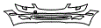 Bumper Kit pattern for the 2007 Mercedes Benz S550