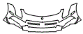 Bumper Kit pattern for the 2014 Mercedes Benz SLS