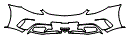 Rear Bumper Kit pattern for the 2014 Mercedes Benz SLS