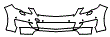 Bumper Kit pattern for the 2012 Mercedes Benz R350