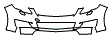 Bumper Kit pattern for the 2012 Mercedes Benz R350