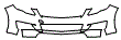 Bumper Kit pattern for the 2012 Mercedes Benz R350