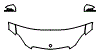 Hood, Fender and Mirror Kit pattern for the 2015 Mercedes Benz C250