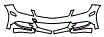 Bumper Kit pattern for the 2014 Mercedes Benz C250