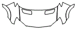 Full Hood and Fender Kit pattern for the 2018 Mercedes Benz Sprinter