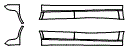 Rocker Panel Kit pattern for the 2019 Mercedes Benz B250 (Canada Only)