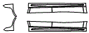 Rocker Panel Kit pattern for the 2019 Mercedes Benz B250 (Canada Only)