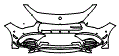 Bumper Kit pattern for the 2020 Mercedes Benz CLA Coupe