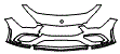Bumper Kit pattern for the 2020 Mercedes Benz CLA Coupe