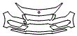 Bumper Kit pattern for the 2016 Mercedes Benz CLA Coupe