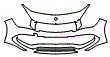 Bumper Kit pattern for the 2018 Mercedes Benz CLA Coupe