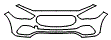 Bumper Kit pattern for the 2021 Mercedes Benz GLA SUV