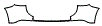 Rear Bumper Kit pattern for the 2021 Mercedes Benz GLA SUV