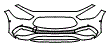 Bumper Kit pattern for the 2021 Mercedes Benz GLA SUV