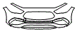 Bumper Kit pattern for the 2021 Mercedes Benz GLA SUV