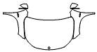 Full Hood, Fender and Mirror Kit pattern for the 2021 Mercedes Benz GLA SUV