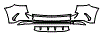 Rear Bumper Kit pattern for the 2021 Mercedes Benz GLA SUV