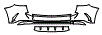 Rear Bumper Kit pattern for the 2021 Mercedes Benz GLA SUV