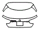 Trunk Lid Kit pattern for the 2015 Mercedes Benz GLA SUV