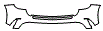 Rear Bumper Kit pattern for the 2015 Mercedes Benz GLA SUV