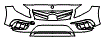 Bumper Kit pattern for the 2018 Mercedes Benz GLA SUV