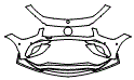Bumper Kit pattern for the 2021 Mercedes Benz AMG GT