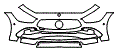 Bumper Kit pattern for the 2021 Mercedes Benz AMG GT