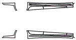 Rocker Panel Kit pattern for the 2021 Mercedes Benz AMG GT