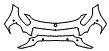 Bumper Kit pattern for the 2016 Mercedes Benz AMG GT
