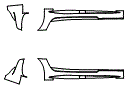 Rocker Panel Kit pattern for the 2020 Mercedes Benz AMG GT