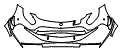 Bumper Kit pattern for the 2020 Mercedes Benz AMG GT