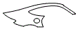 Rear Fender Kit pattern for the 2016 Mercedes Benz AMG GT