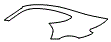 Rear Fender Kit pattern for the 2016 Mercedes Benz AMG GT