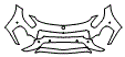 Bumper Kit pattern for the 2016 Mercedes Benz AMG GT