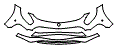 Bumper Kit pattern for the 2021 Mercedes Benz AMG GT