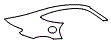 Rear Fender Kit pattern for the 2017 Mercedes Benz AMG GT