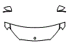 Hood, Fender and Mirror Kit pattern for the 2016 Mercedes Benz GLC SUV