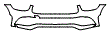 Bumper Kit pattern for the 2020 Mercedes Benz GLC Coupe