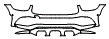 Bumper Kit pattern for the 2020 Mercedes Benz GLC Coupe