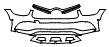 Bumper Kit pattern for the 2020 Mercedes Benz GLC Coupe